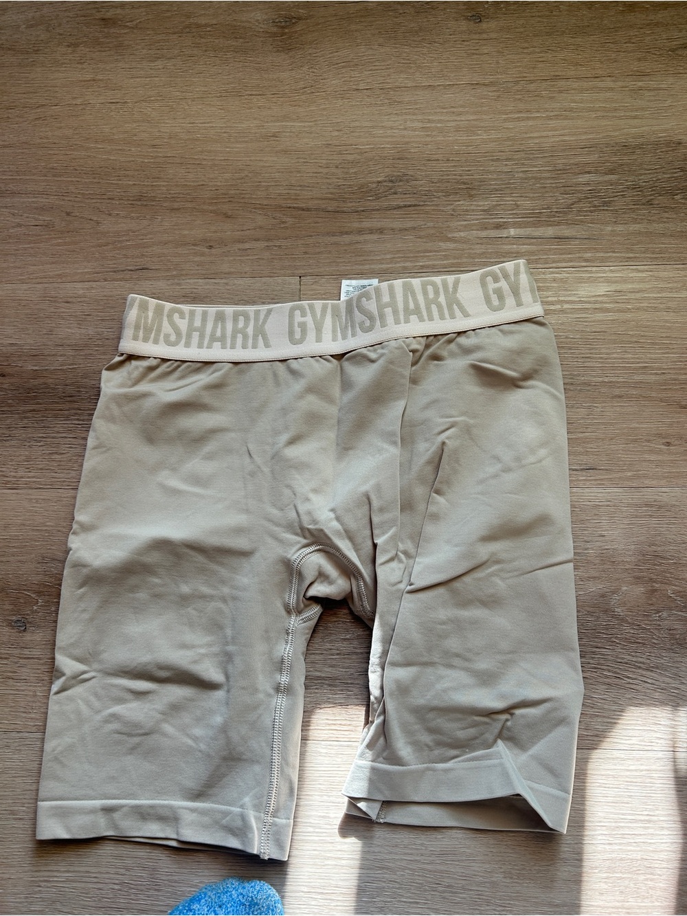 Tan gymshark shorts